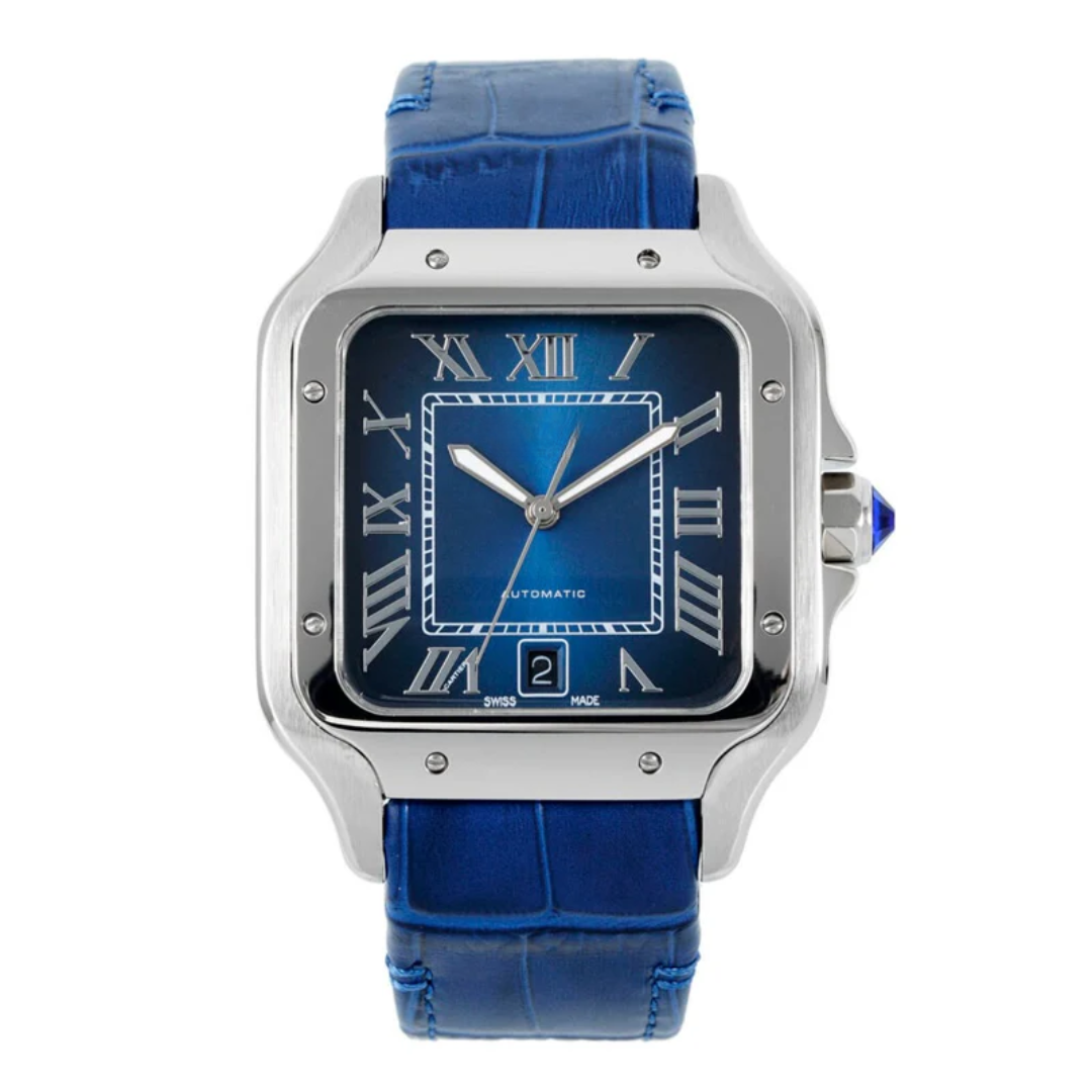 Urban Square – Blue | Leather Strap